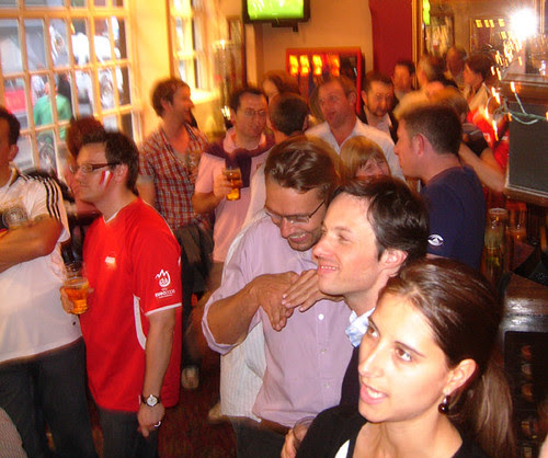 Austrian football fans, London