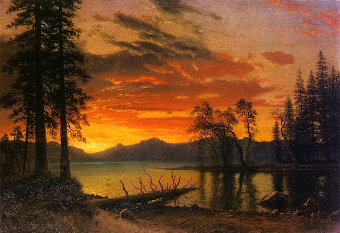 Bierstadt_Albert_Sunset_over_the_River