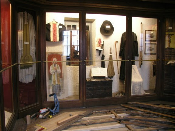The vestments of the Holy Curé of Ars.