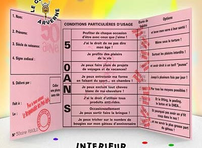 Carte Anniversaire Humoristique 50 Ans