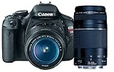 Canon EOS Rebel T3i 18 MP CMOS Digital SLR Camera and DIGIC 4 Imaging with EF-S 18-55mm f/3.5-5.6 IS Lens + Canon EF 75-300mm f/4-5.6 III Telephoto Zoom Lens
