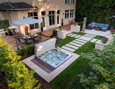 Backyard Ideas With Hot Tub