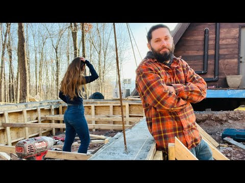 Pouring Concrete Walls For My BUNKER SAFE ROOM!