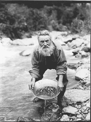 Gold Rush Prospector Old Pictures Miner 49er Panning Photos