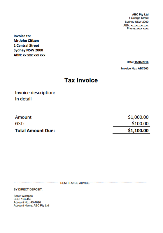 Free Download Microsoft Word Invoice Template Easysmb Accounting Taxation
