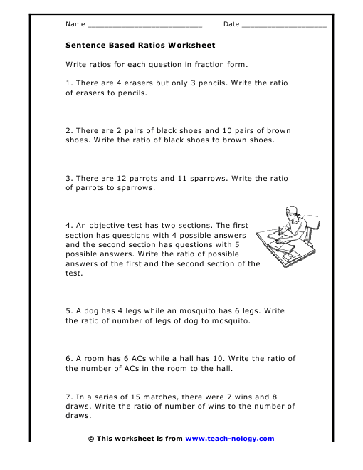 Math Ratios Worksheets - math homework help ratios music essay writing ...