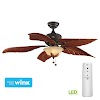 Hampton Bay Ceiling Fan And Light Stopped Working : How To Change Light Bulb In Casablanca Ceiling Fan | www ... : There are four slots in the top motor housing of my hampton bay ceiling fan.