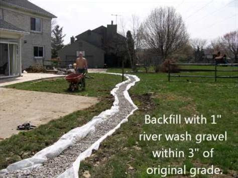 yard drainage youtube