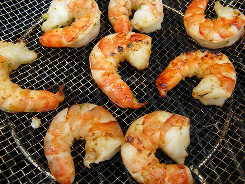 Shrimp on the grill