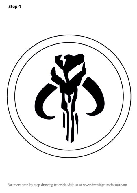 learn   draw mandalorian skull  star wars avatar
