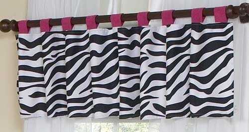 Pink, Black and White Funky Zebra Animal Print Baby Girl Bedding 9pc Crib Set