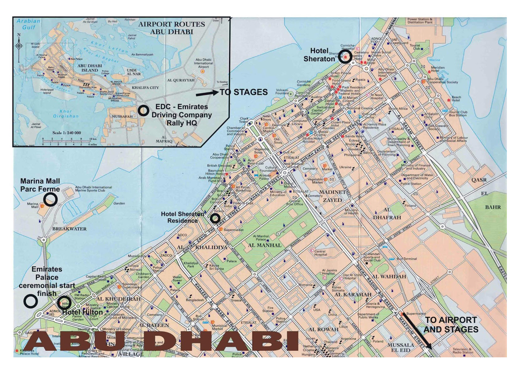Directions To Abu Dhabi