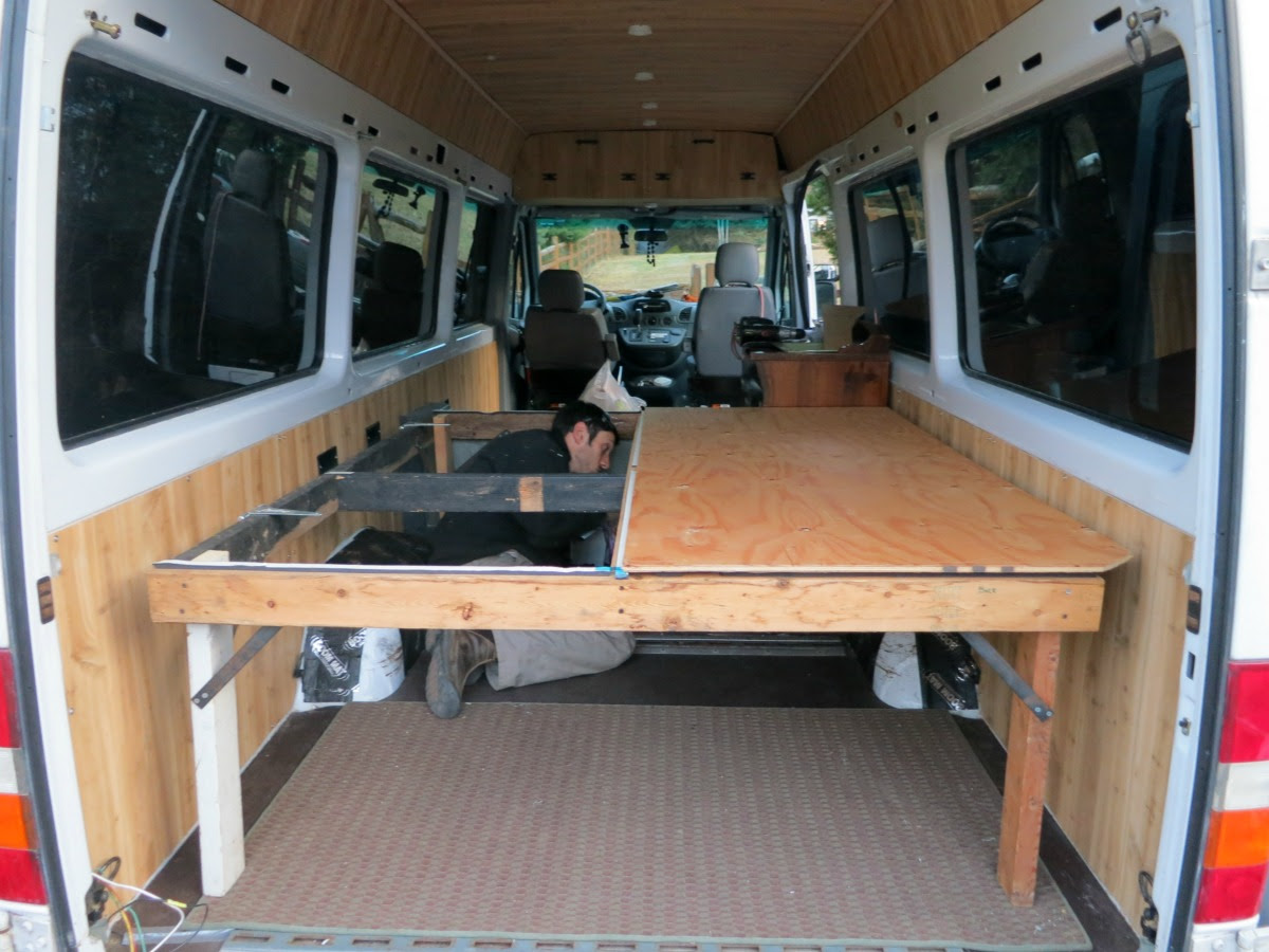 Couple Turns Old-Age Home Sprinter Van Into Dirtbag Dwelling