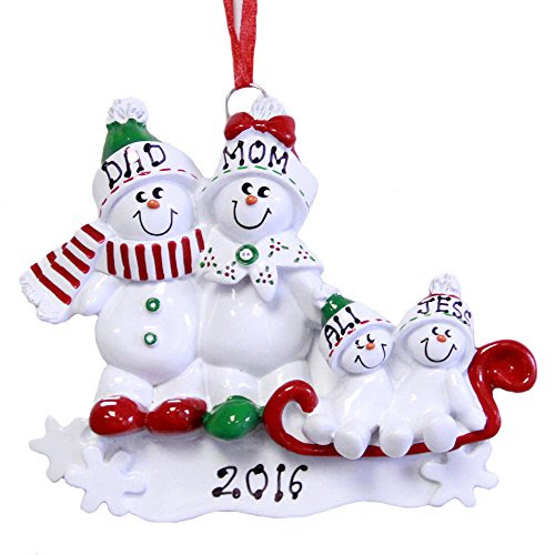 Top 5 Best personalized family of 4 christmas ornaments Top 5 Best personalized family of 4 christmas ornaments