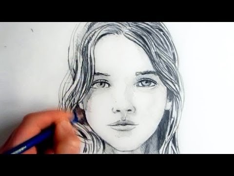 HOW TO DRAW A FEMALE FACE: STEP BY STEP