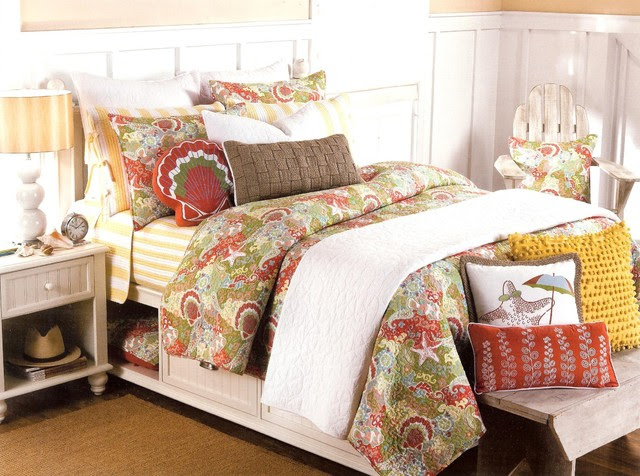 Seashell Quilt Set ~ Coastal Bedding