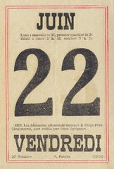 22 juin vendredi