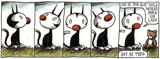 Felini, the cat in the Liniers