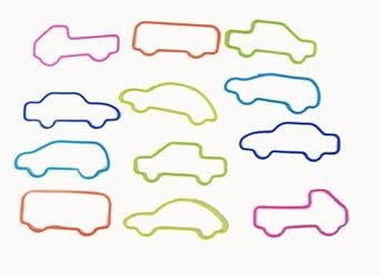 Cars Shaped Rubber Bands Bracelets, Silly Bands