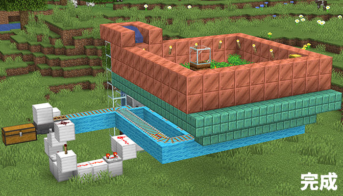マイクラ 農業を完全自動化 村人式全自動農場 の作り方 マイクラモール