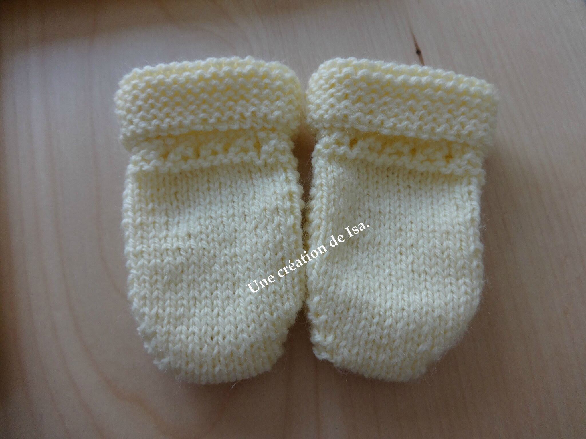 Chapitre 13 Moufles Taille 0 3 Mois Modele Gratuit L Atelier Tricot De Mam Yveline