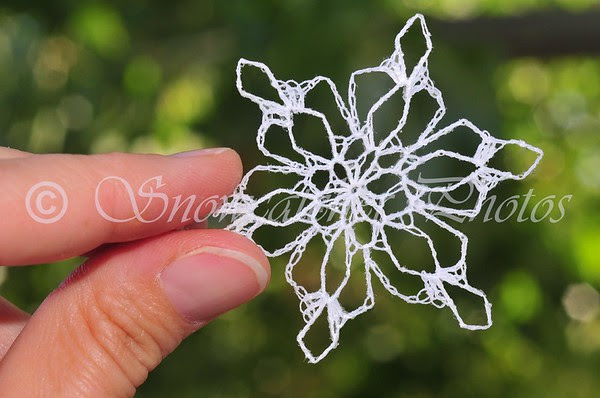 sewing thread snowflake