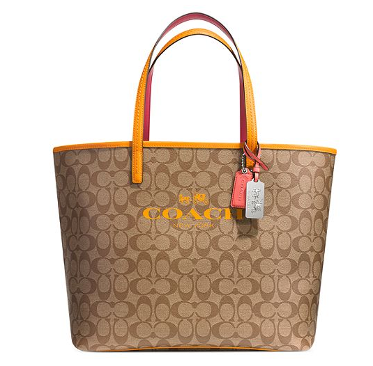 กระเป๋า coach ลาย in anvas c style oated tote 32706 กระเป๋า coach ลาย in anvas c style oated tote 32706