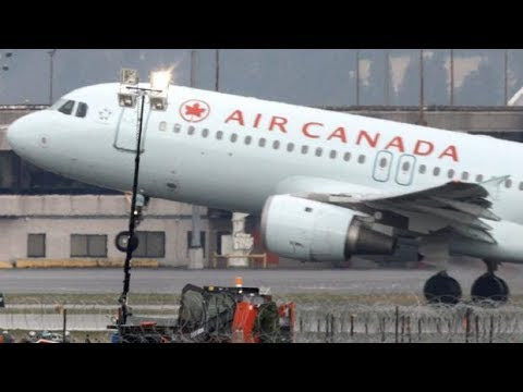 Video Air Canada Flight Info