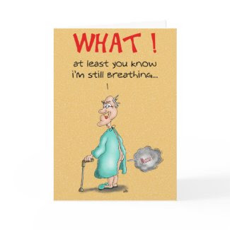 Funny Birthday Cards: Old Fart card