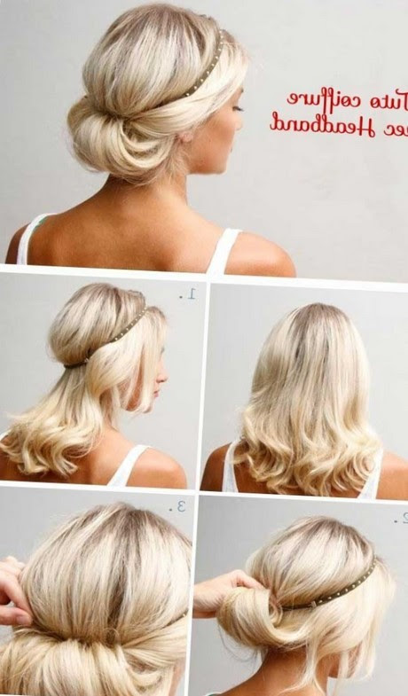 Chignon cheveux fins mariage