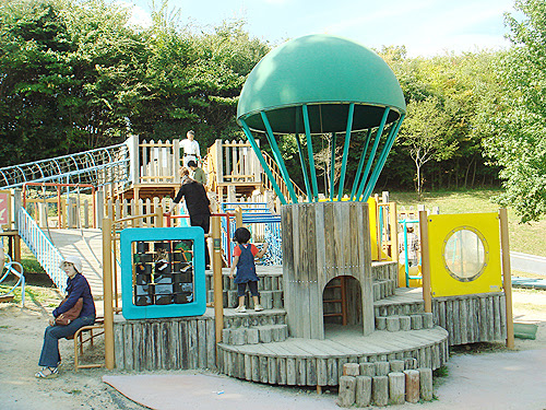 子供とお出かけ 岡山の公園 遊び場 グリーンヒルズ津山