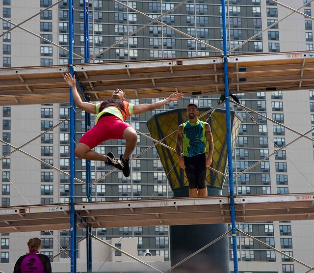 The Human Waterfall, Streb Extreme Action Company
