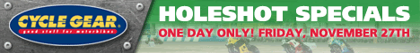 Showcasing various products Cycle Gear offers