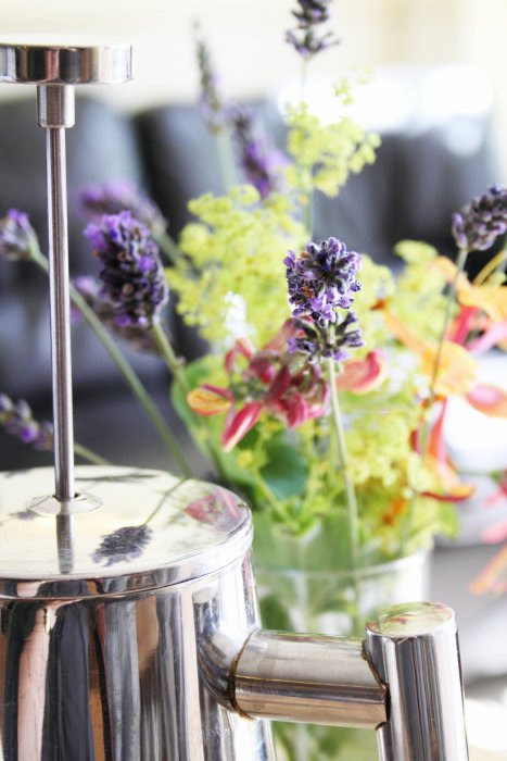 Coffee Pot and Flowers...