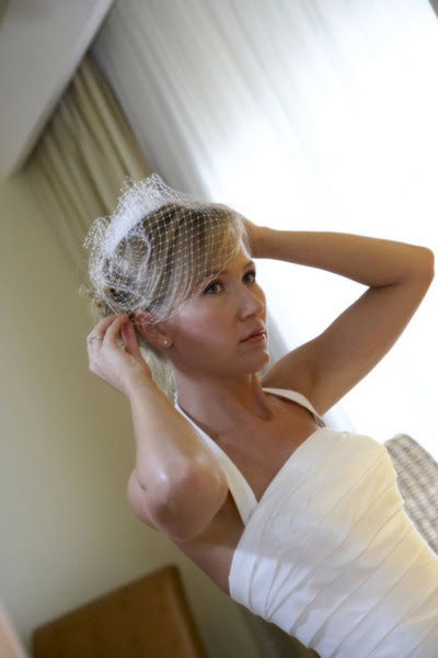 Now if I could just get that birdcage veil I made to sit just so…