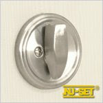 NuSet Schlage Keyed Alike Commercial Grade 2 Single Cylinder Door Deadbolt Lock (Satin Stainless Steel)