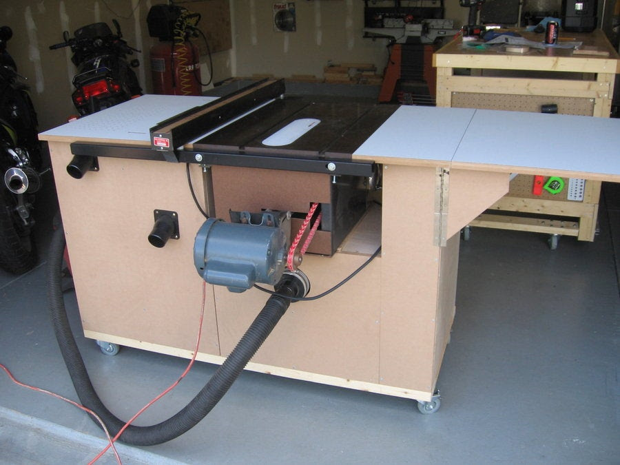 Benchtop table saw cabinet plans