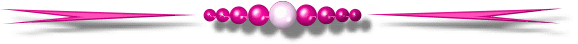 barre perles fuschia ombree