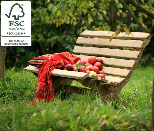 Best Reviews of Lily Pine Garden Bench - FSC 100%