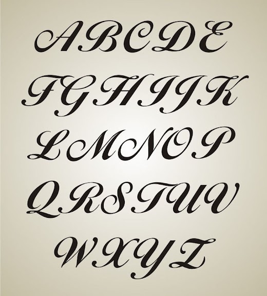 SVG Vector Fancy Bold Cursive Font is an awesome source for free SVG files
