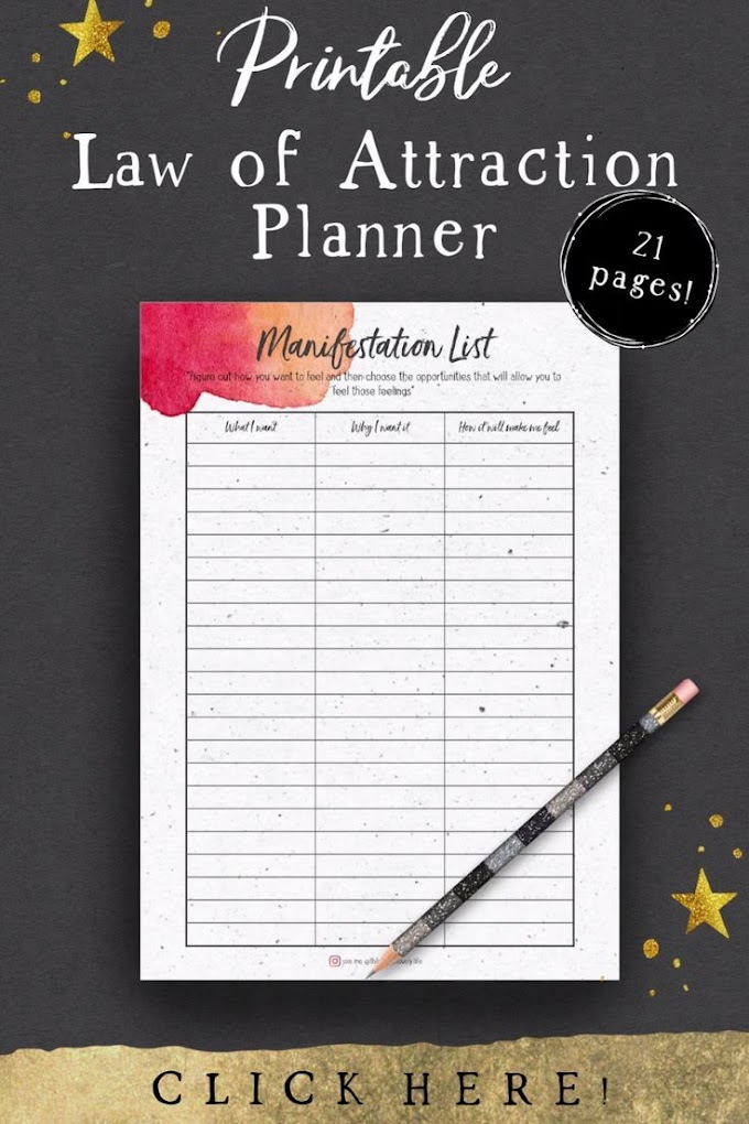 Manifestation Printables
