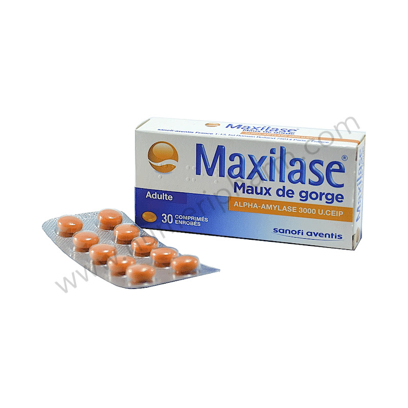 Maxilase Comprime Anti Inflammatoire Contre Le Mal De Gorge
