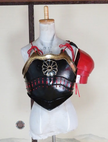 女性用和風甲冑の作り方 型紙付き コスプレ造形の作り方と型紙のサイト ギャクヨガ 作例400種以上公開 武器 防具 小道具等