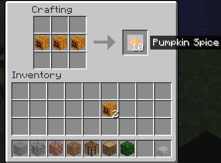 Pumpkin Pie Minecraft Crafting Recipe - Minecraft Pumpkin ...