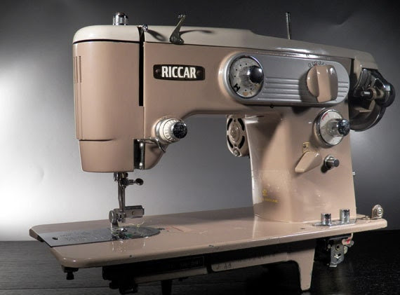 Vintage Sewing Machine Styling by Riccar Grand by ellauniverse