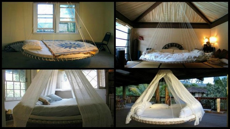 Gallery For > Hanging Trampoline Beds