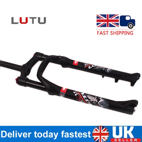 Forks Details about UK LUTU 9mm QR Fat Bike Air Suspension Fork 26 