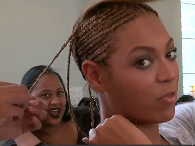 image of beyonce real hair