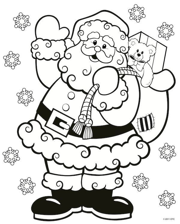 Free Christmas Coloring Pages For Toddlers At Getdrawings Free