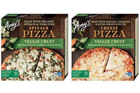 The herbs and cheese add a ton of flavor! Amyâs adds pizza with crust made from vegetables | 2020-03